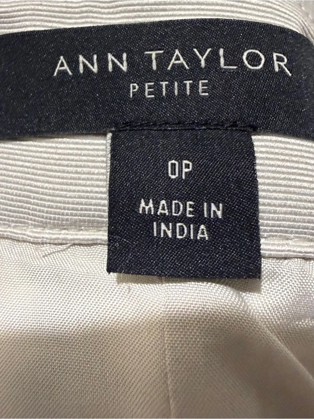 Ann Taylor Bouclé Cream Button-Front Mini Skirt